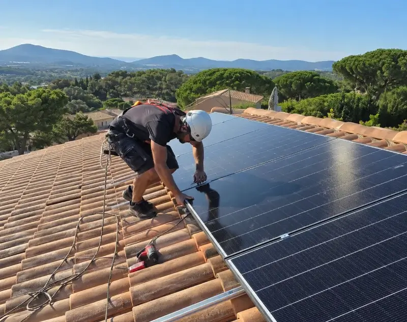 Installateur panneaux solaires Saxel — pose photovoltaïque sur toiture