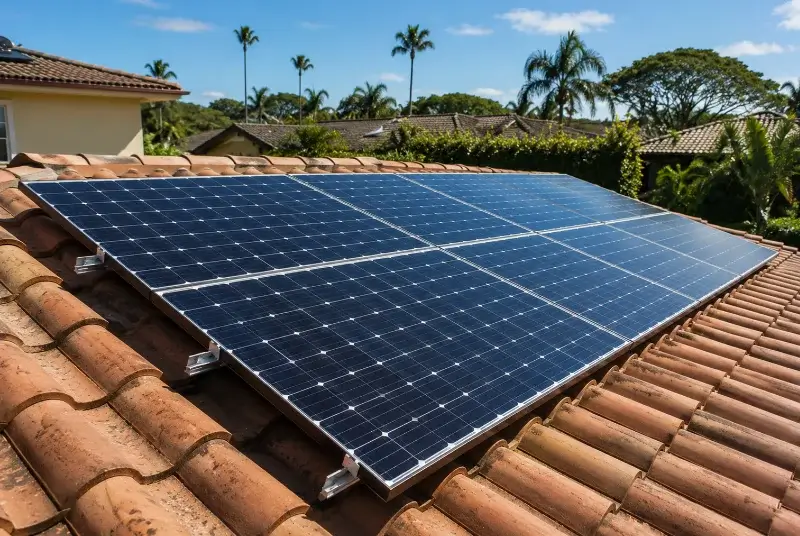 Installation de panneaux solaires à Saxel